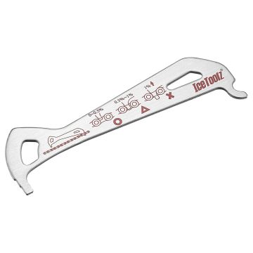 IceToolz Stainless Steel Chain Checker