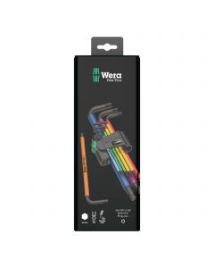 Wera Hex Key Set Multi Colour L Key 9pc 1.5-10mm - 073593
