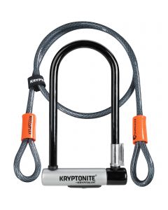 Kryptonite Kryptolok U-Lock with 4 Foot Kryptoflex Cable