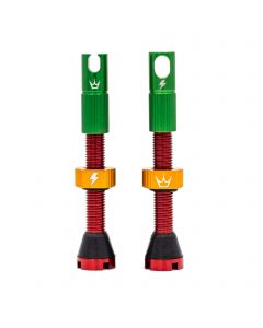 Peaty's x 50to01 Tubeless MK2 Rasta Valves