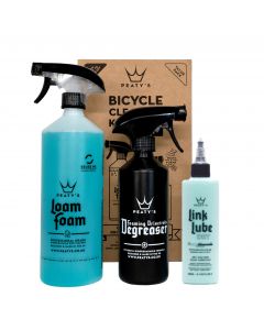 Peaty's Wash Degrease Lubricate Bicycle Cleaning Kit - Dry
