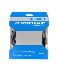 Shimano Road Gear Cable Set - With Stainless Inner Wire