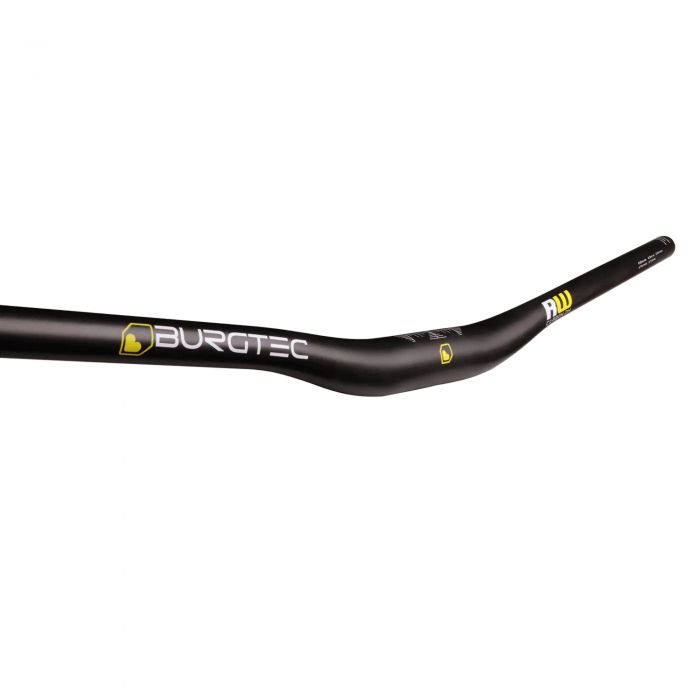 Image of Burgtec Ride Wide DH Carbon Handlebar - 31.8mm, 20mm