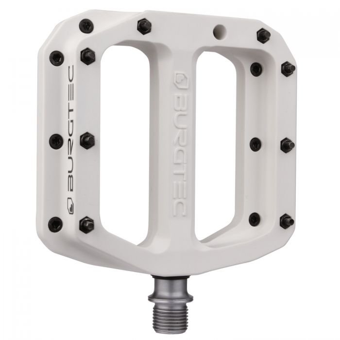 Image of Burgtec Mk4 Composite Flat Pedals - Damn Right White