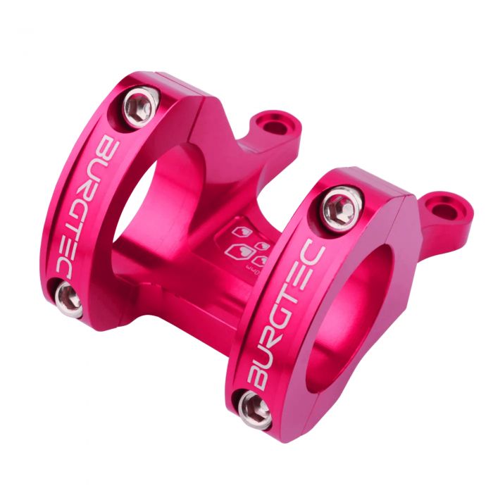 Image of Burgtec Direct Mount MK3 Stem - Toxic Barbie Pink, 35mm, 45mm