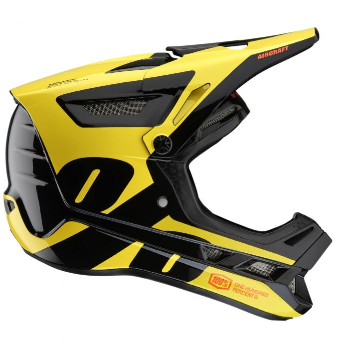 Image of 100% Aircraft Composite Full Face Helmet - XL, LTD Neon Yellow