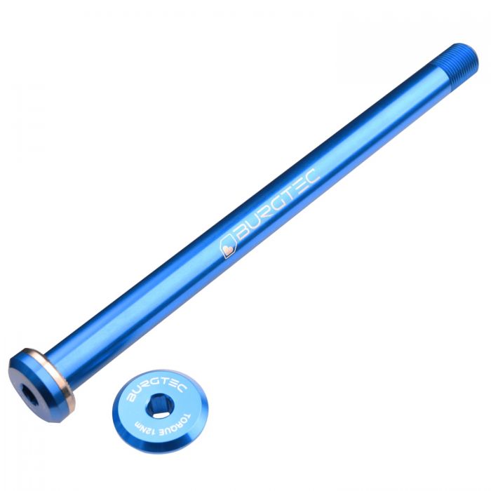 Image of Burgtec Santa Cruz Rear Axle - Deep Blue