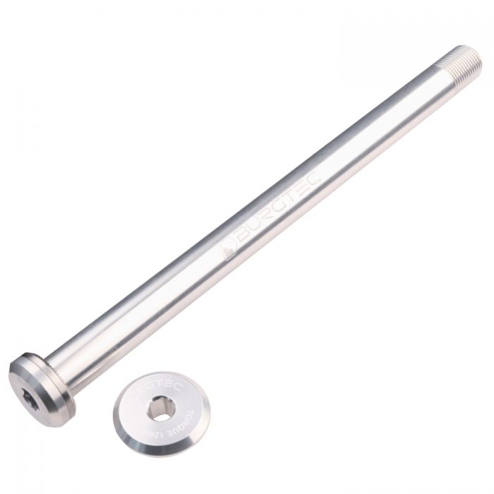 Image of Burgtec Santa Cruz Rear Axle - Rhodium Silver