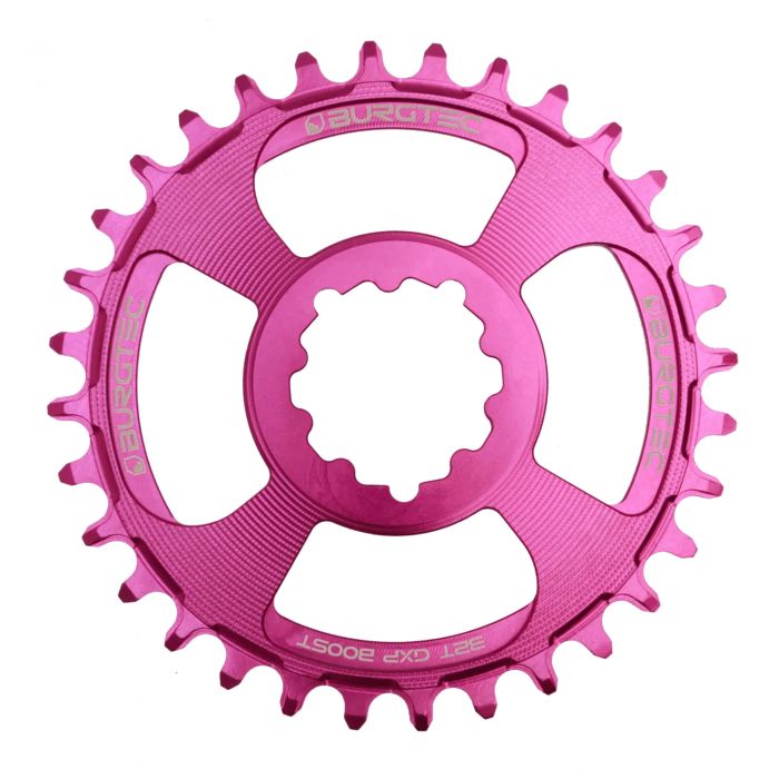 Image of Burgtec Thick Thin Chainring - GXP Boost 3mm Offset - Purple Rain