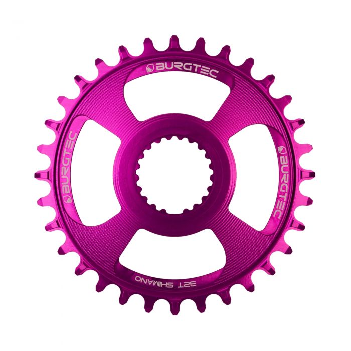 Image of Burgtec Thick Thin Direct Mount Shimano Chainring - Purple Rain