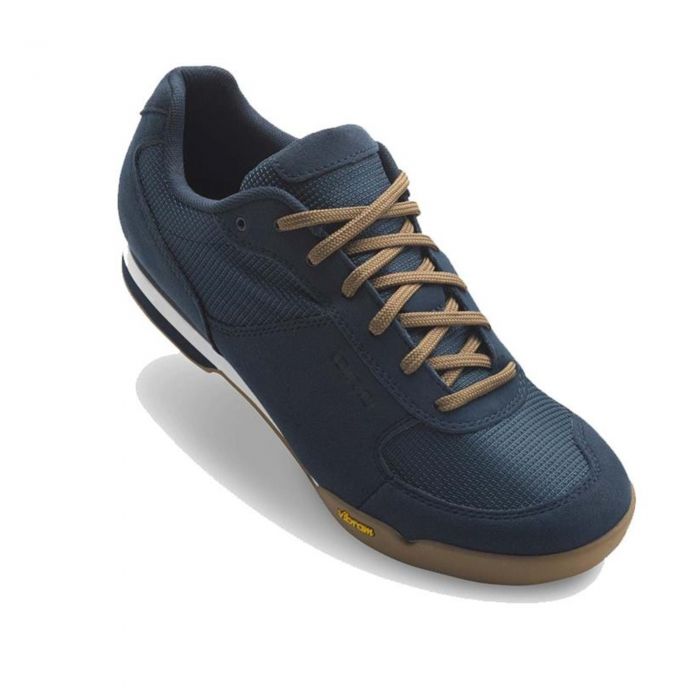 giro rumble vr mountain bike shoes - dress blue/gum - size 42