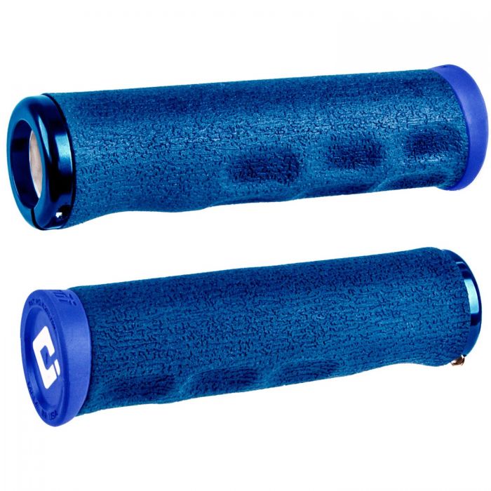 Image of ODI Dread Lock Lock-On Grips - Blue