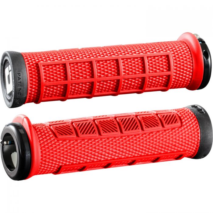 Image of ODI Elite Pro Lock-On Grips - Red