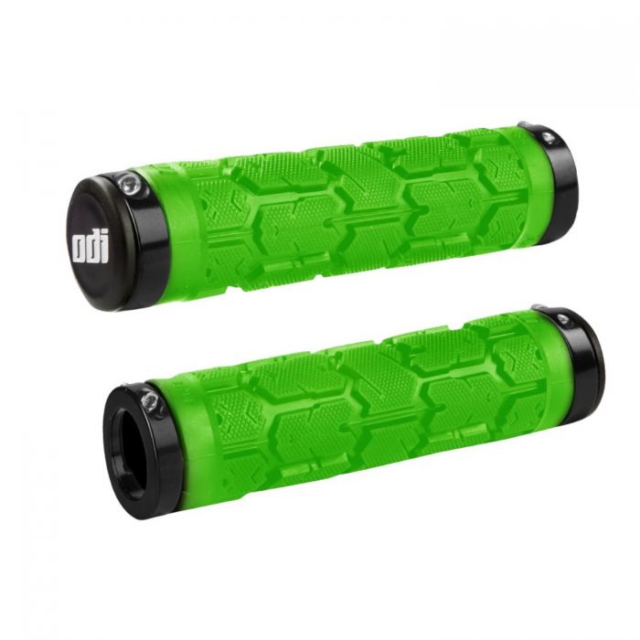 Image of ODI Rogue Lock-On Grips - Green / Black