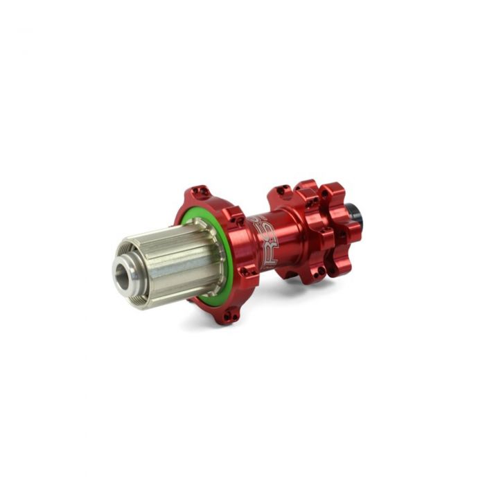 Hope Technology RS4 Straight Pull Road Rear Hub - Red, 135mm x 12mm Thru Axle, Standard - Steel (9/10/11)