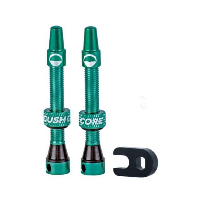 Image of CushCore Tubeless Valves - 44mm, Turquoise