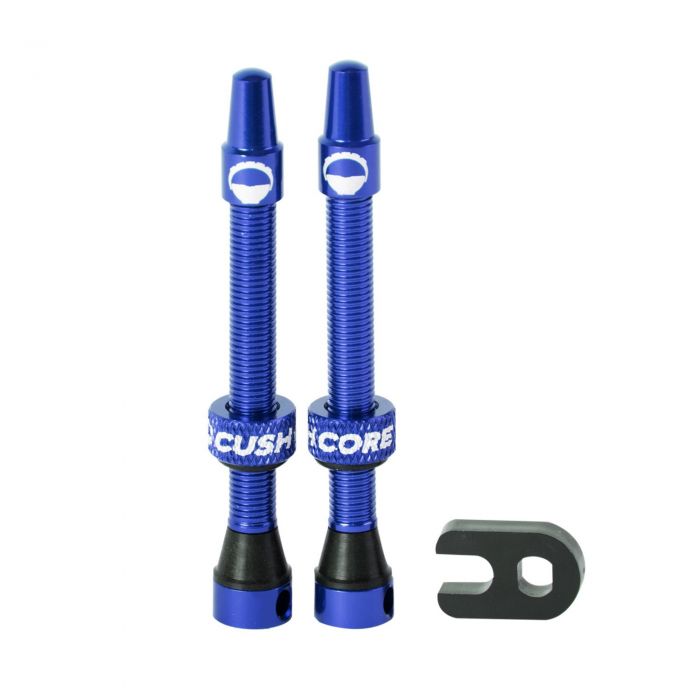 Image of CushCore Tubeless Valves - 55mm, Royal Blue