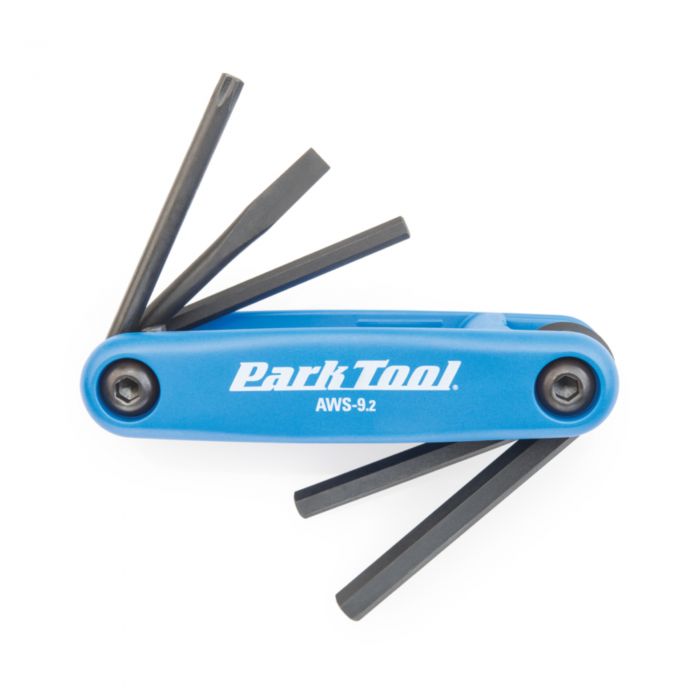 Image of Park Tool AWS9C - Fold-Up Hex Wrench and Screwdriver Set