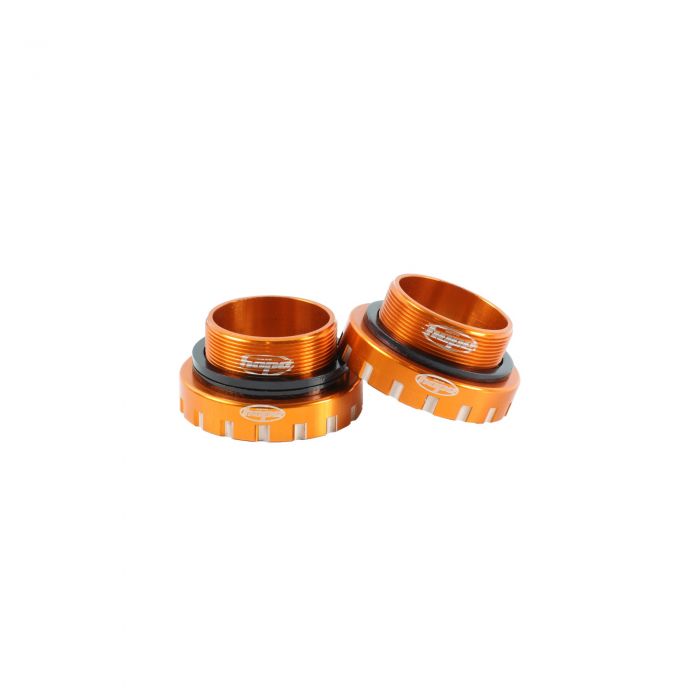 Image of Hope Technology Stainless Bottom Bracket Cups - 30mm Axle - Orange