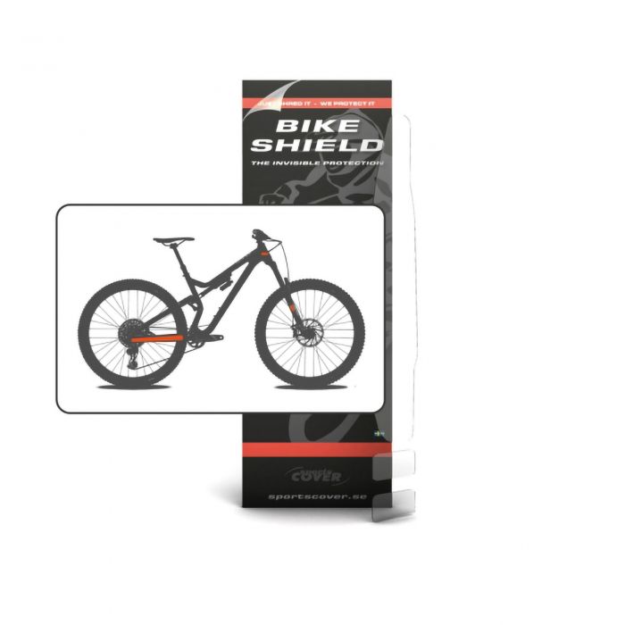 Image of BikeShield Cable & Stay Shield Frame Protection Pack - Gloss
