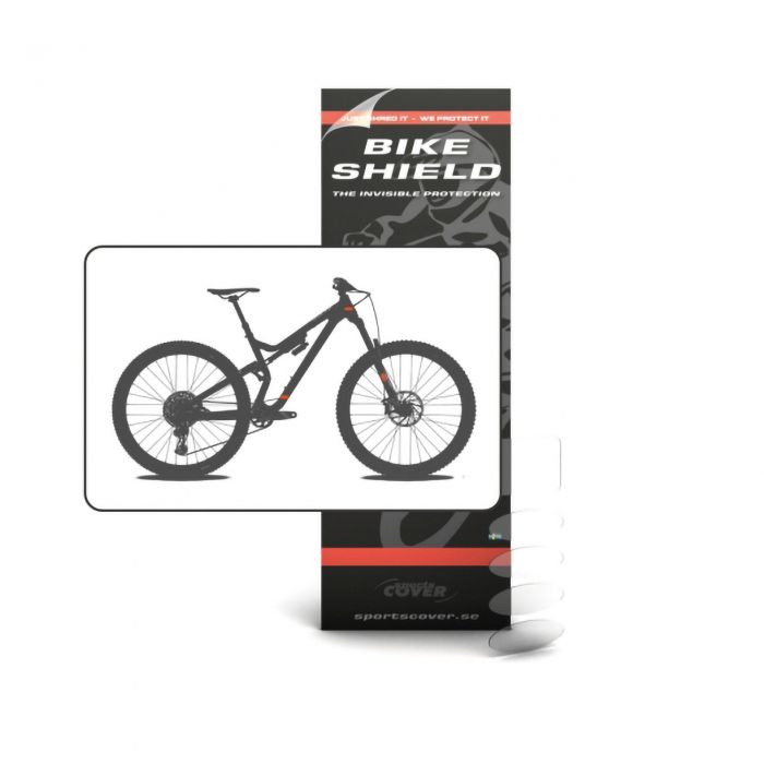 Image of BikeShield Cable Shield Frame Protection Pack - Gloss