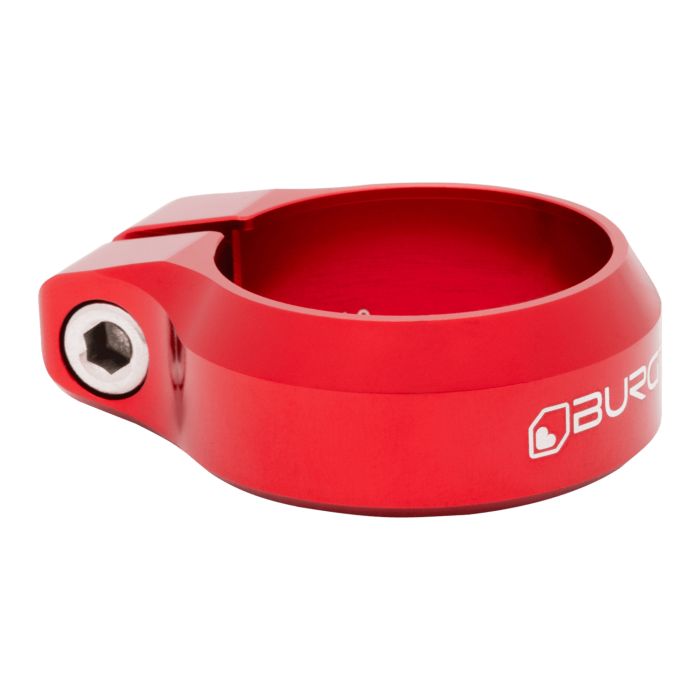 Tweeks Cycles Burgtec Seat Clamp - Race Red | Clearance section. 365 day returns, 0% finance & FREE delivery over £50