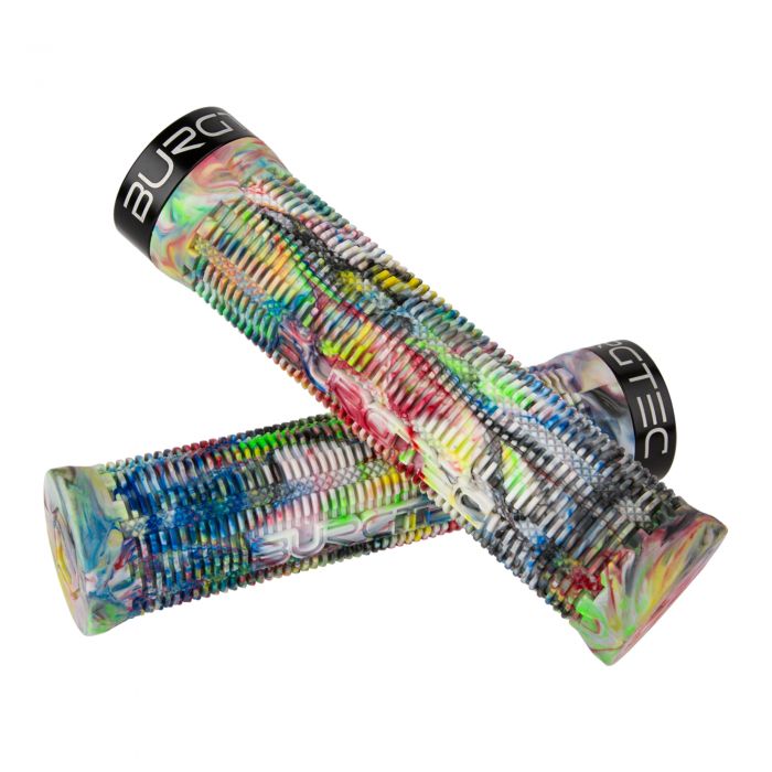 Tweeks Cycles Burgtec Bartender Pro Greg Minnaar Signature Grips - Mixed Playdough | Clearance section. 365 day returns, 0% finance & FREE delivery over £50