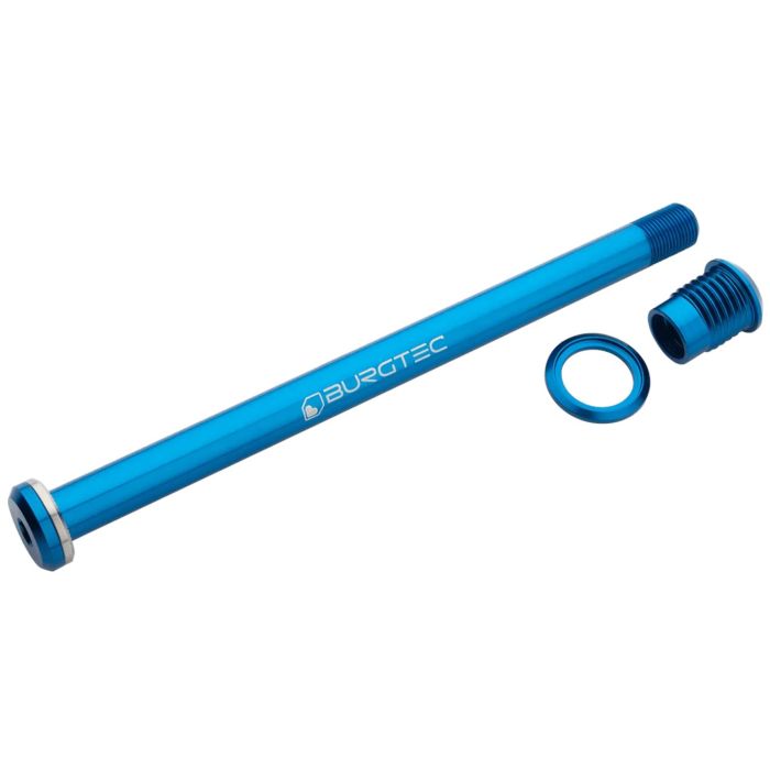 Image of Burgtec Santa Cruz Rear Axle - Deep Blue173.7mm