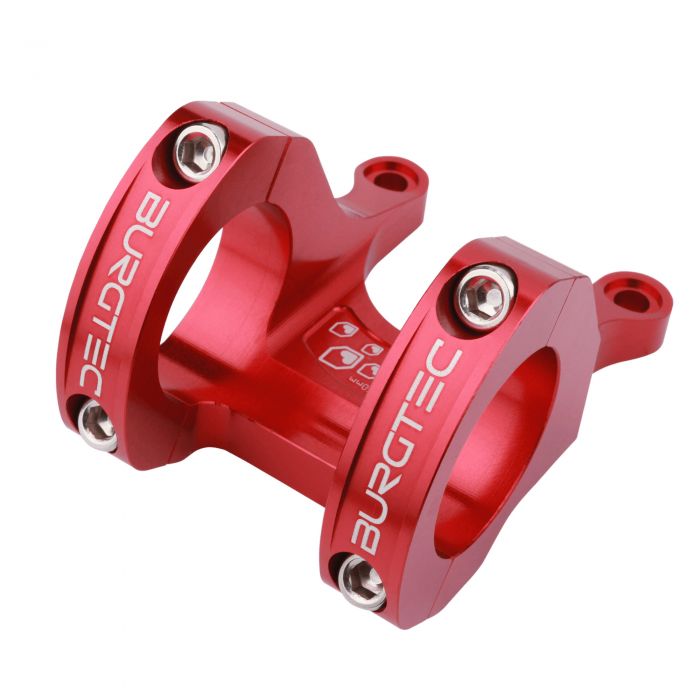 Image of Burgtec Direct Mount MK3 Stem - Race Red, 35mm, 50mm