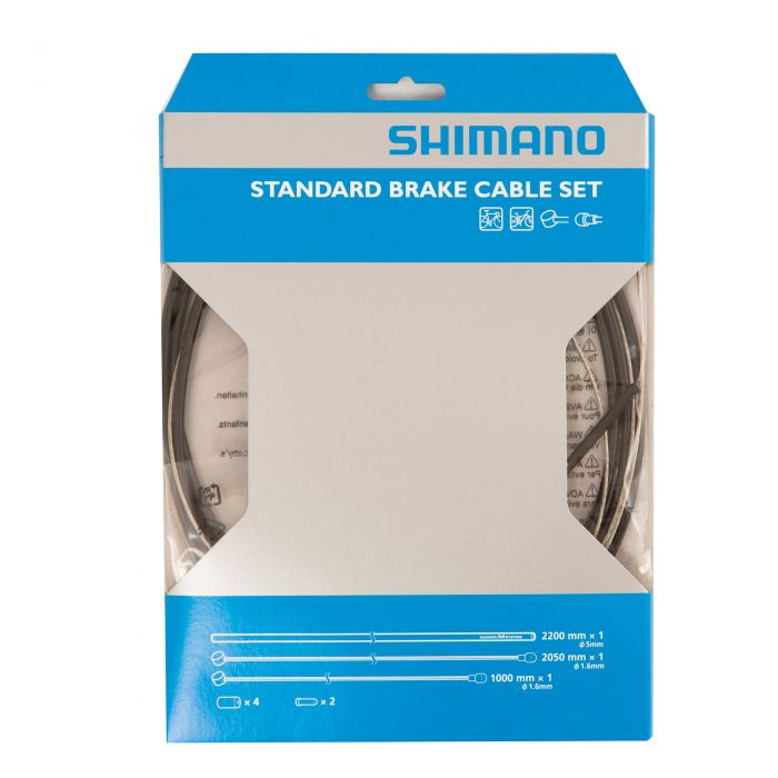Buy Shimano Road/MTB Brake Cable Set CABBC3BK Tweeks Cycles