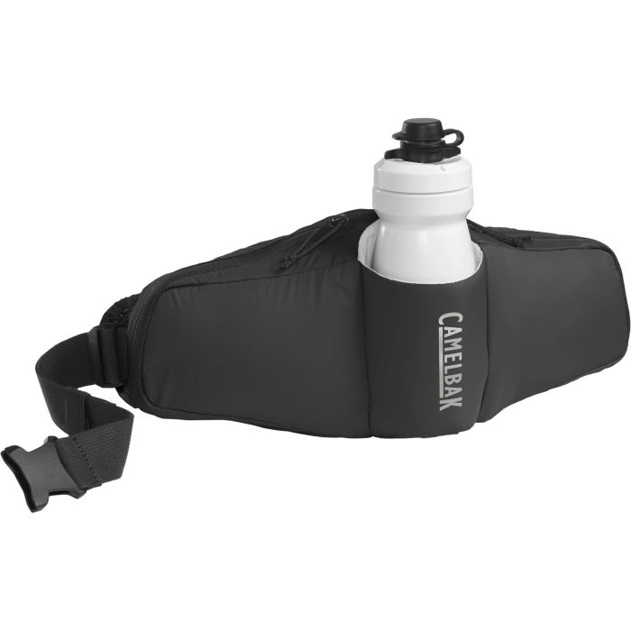 Image of Camelbak Podium Flow 2 Waist Pack With 620ml Podium Dirt Series Bottle - Black