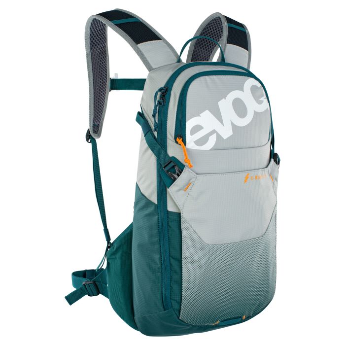 Tweeks Cycles Evoc EVOC E-Ride Performance 12L Backpack - Stone / Petrol | Clearance section. 365 day returns, 0% finance & FREE delivery over £50