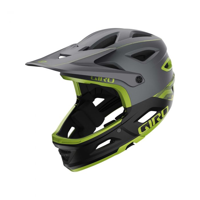 giro switchblade mips mtb helmet - l, matte black / anodized lime