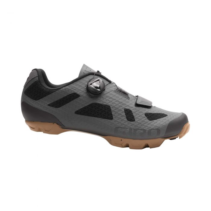 giro rincon mtb cycling shoes - dark shadow / gum, 46