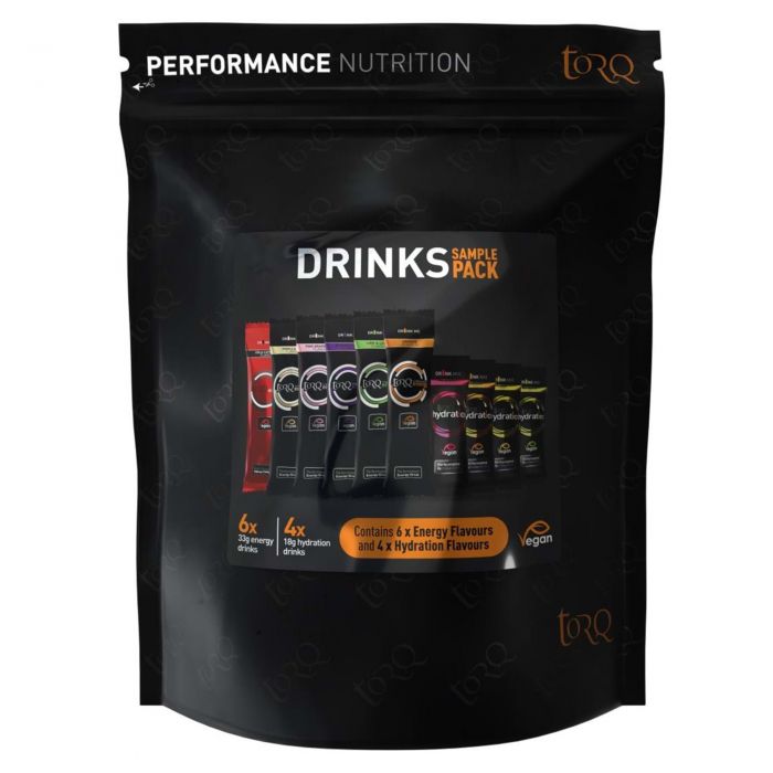 Image of Torq Sample Pouch Pack 10 Energy & Hydration Drinks