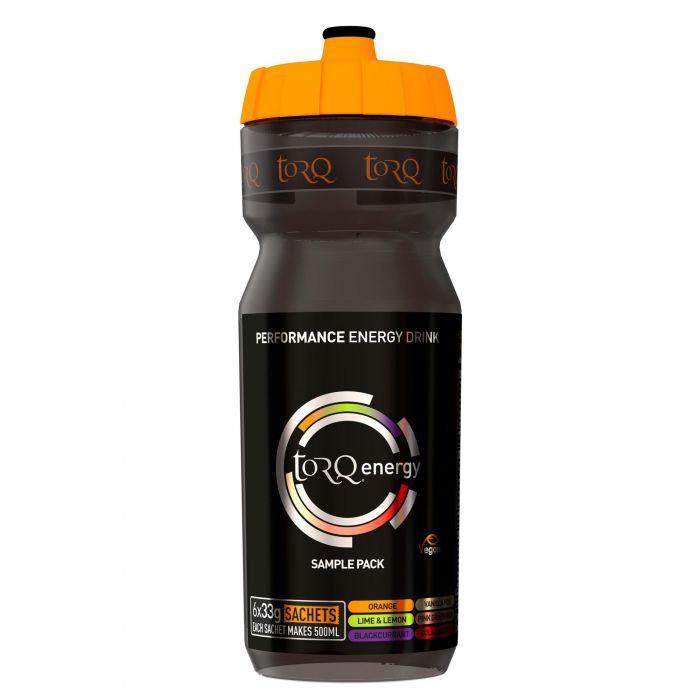 Image of Torq Energy 750ml Bottle Sample Pack - Black,orange