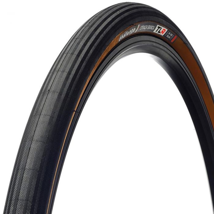 Tweeks Cycles Challenge Strada Bianca TLR Tyre - 700 x 36700cBlack / Brown | Clearance section. 365 day returns, 0% finance & FREE delivery over £50