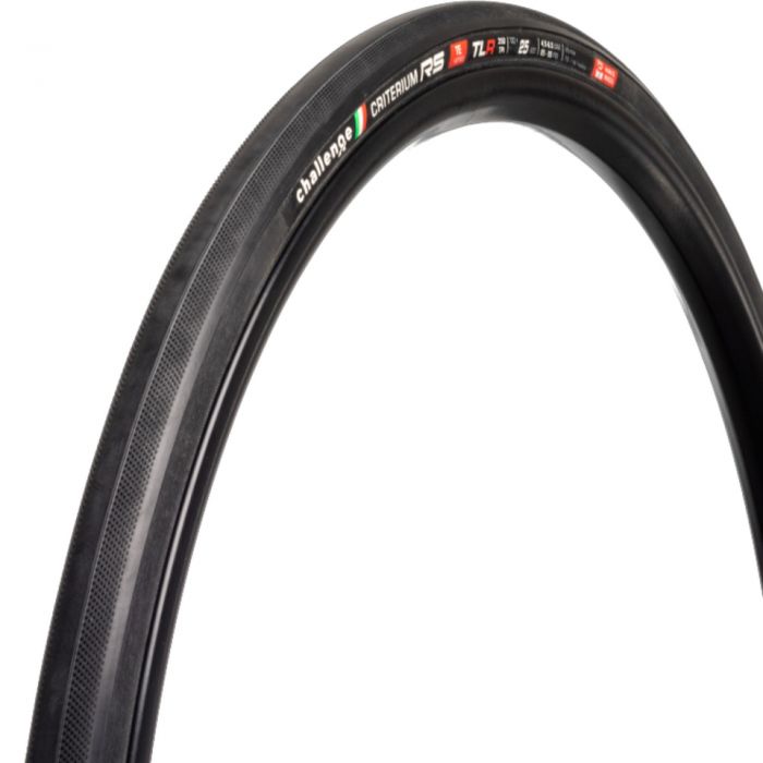 Tweeks Cycles Challenge Criterium RS Handmade TLR Road Tyre - 700 x 25Black | Clearance section. 365 day returns, 0% finance & FREE delivery over £50