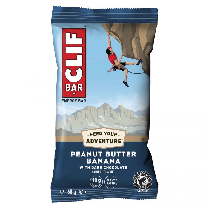 Image of Clif Natural Energy Bar 68g - Pack of 12 - Peanut Butter Banana with Dark Chocolate
