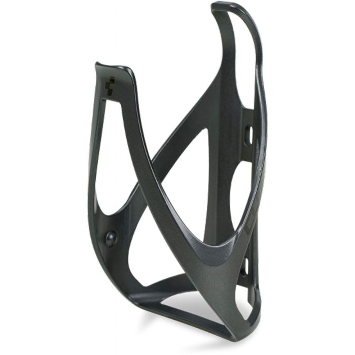 Image of Cube HPP Bottle Cage - Matt Irridium / Glossy Black