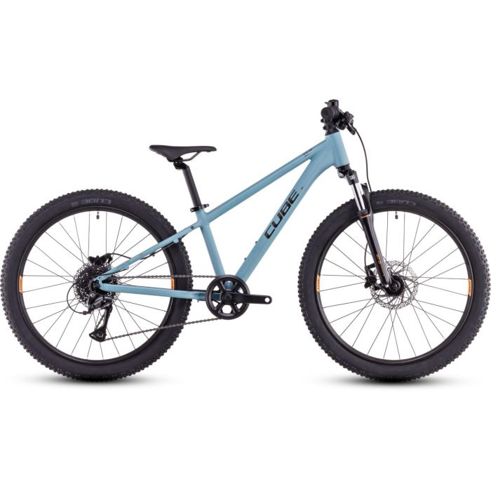Cube Acid 240 Disc Kids Bike - 2025 - Pistachio / Orange