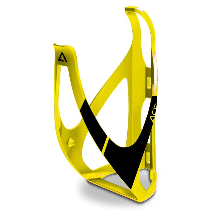 Image of Cube Acid HPP Bottle Cage - Matt Yellow / Black