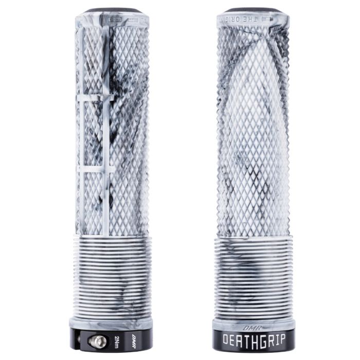 Tweeks Cycles DMR DeathGrip2 Flangeless Grips - Thick, Snow Camo | Clearance section. 365 day returns, 0% finance & FREE delivery over £50