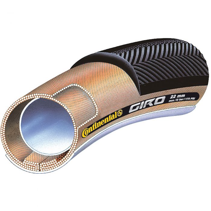 Image of Continental Giro Tubular Tyre - 700c x 22 mm
