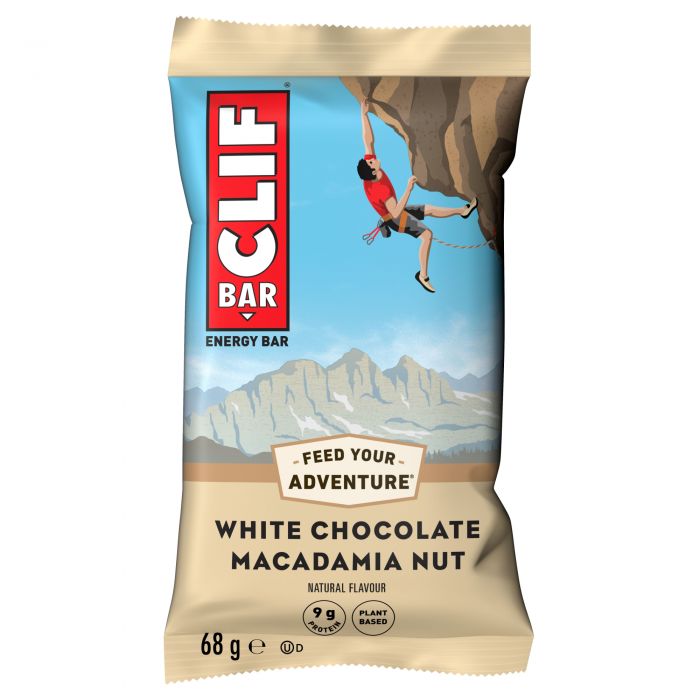 Image of Clif Natural Energy Bar 68g - Pack of 12 - White Chocolate Macadamia
