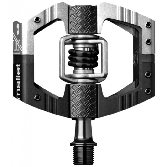 Image of Crank Brothers Mallet E LS Pedals - Black / Silver