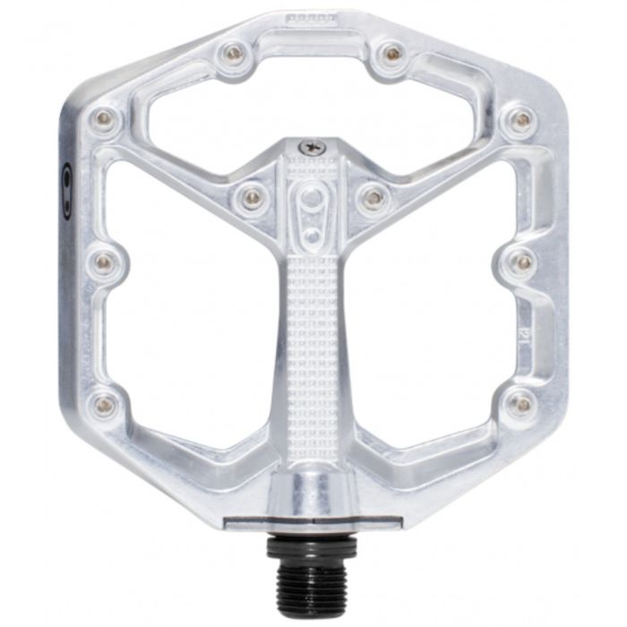 Image of Crank Brothers Stamp 7 Flat Pedals - Silver, Small