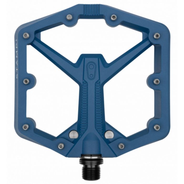 Tweeks Cycles Crank Brothers Stamp 1 V2 Flat Pedals - Large, Navy | Clearance section. 365 day returns, 0% finance & FREE delivery over £50