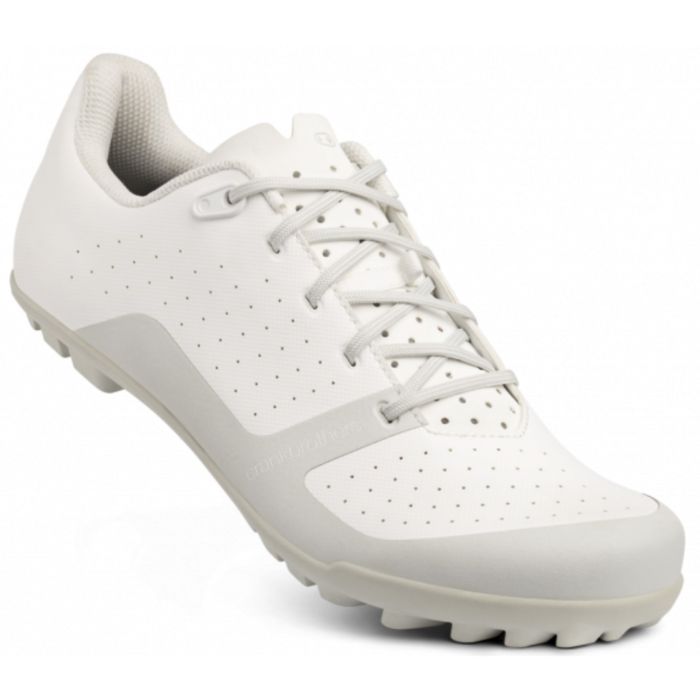 Tweeks Cycles Crank Brothers Candy Lace Shoes - White / Grey, 9 | Clearance section. 365 day returns, 0% finance & FREE delivery over £50