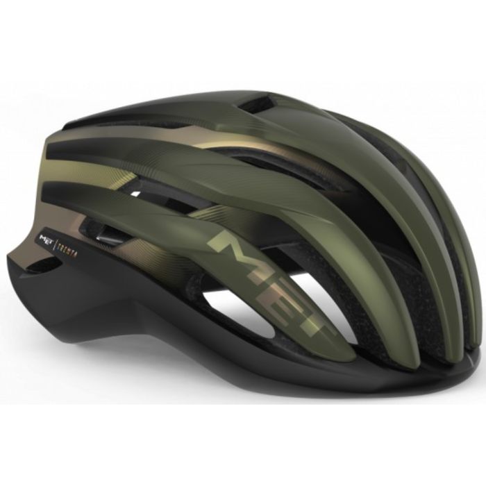 Image of MET Trenta MIPS Helmet - Small, Olive Iridescent Matt